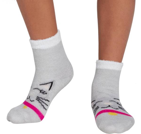 Northeast Outfitters Youth Collared Cat Cozy Cabin Crew Socks