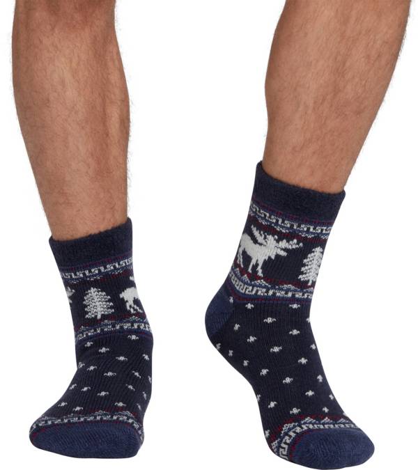 Northeast Outfitters Men's Moose Dot Cozy Cabin Socks