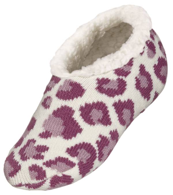 Northeast Outfitters Women's Cheetah Cozy Cabin Slipper Socks