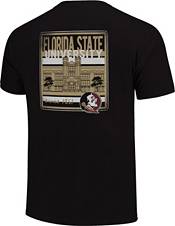 Image One Men's Florida State Seminoles Black Campus Buildings T-Shirt product image