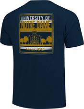 Image One Men's Notre Dame Fighting Irish Navy Campus Buildings T-Shirt product image