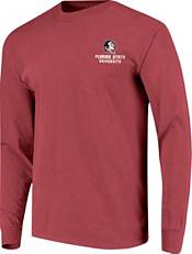 Image One Men's Florida State Seminoles Garnet Campus Skyline Long Sleeve T-Shirt product image