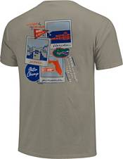 Image One Men's Florida Gators Grey Campus Polaroids T-Shirt product image