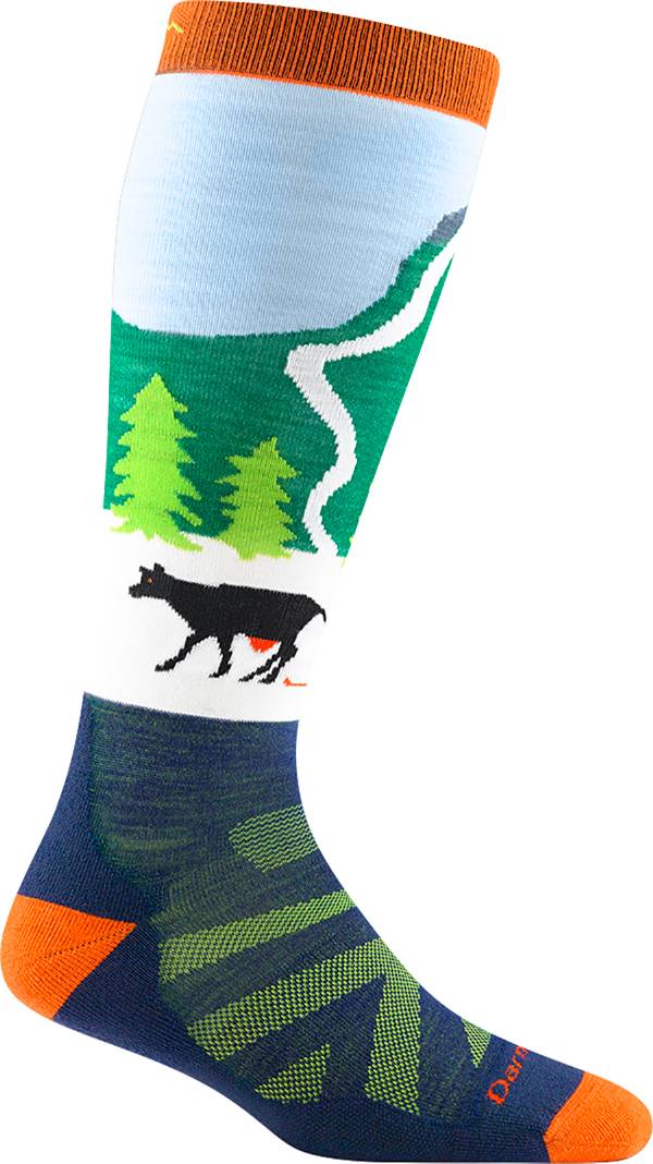 Darn Tough Youth Pow Cow Cushioned Over-The-Calf Ski and Snowboard Socks product image