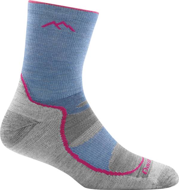 Darn Tough Girls' Light Hiker Cushioned Micro Crew Socks