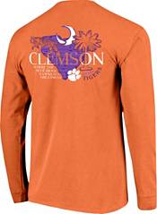 Image One Men's Clemson Tigers Orange Hyperlocal Long Sleeve T-Shirt product image