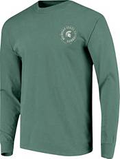 Image One Men's Michigan State Spartans Green Hyperlocal Long Sleeve T-Shirt product image