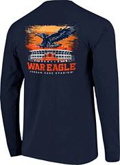 Image One Men's Auburn Tigers Blue Hyperlocal Long Sleeve T-Shirt product image