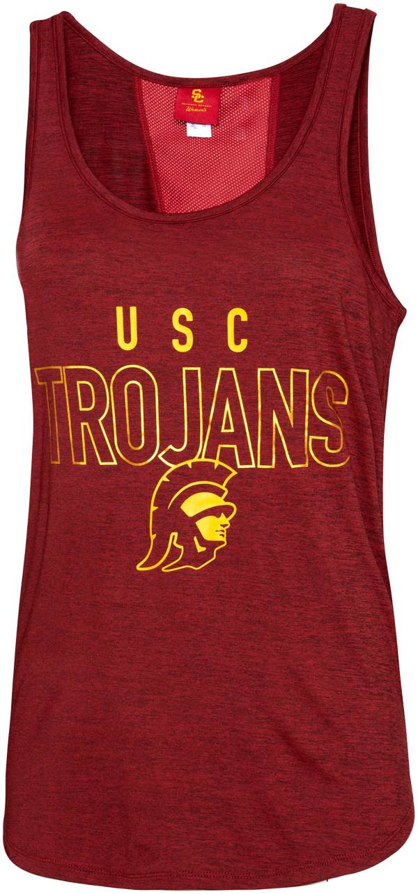 USC Authentic Apparel Women's USC Trojans Crimson Burke Tank Top