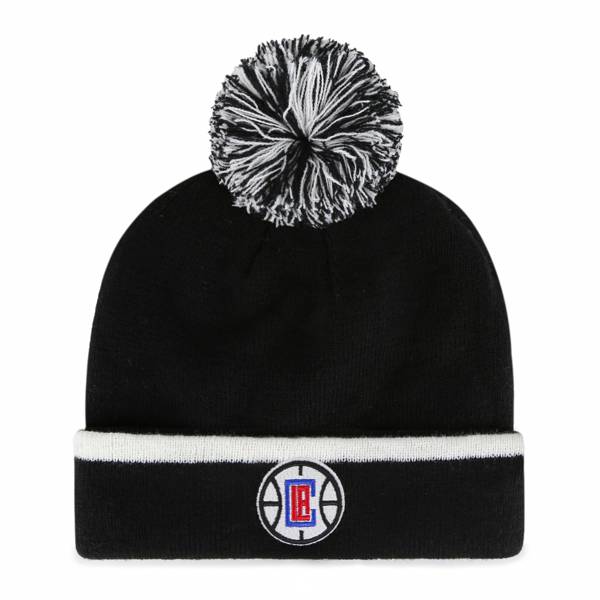 ‘47 Men's Los Angeles Clippers Black Cuffed Knit Hat