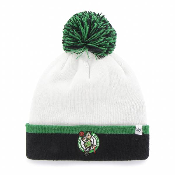 ‘47 Men's Boston Celtics White Cuffed Knit Hat