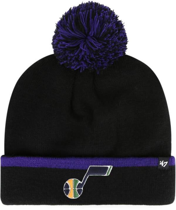 ‘47 Men's Utah Jazz Black Cuffed Knit Hat