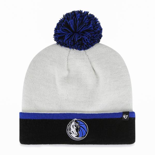 ‘47 Men's Dallas Mavericks White Cuffed Knit Hat