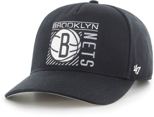 ‘47 Adult Brooklyn Nets Black Reflex Hitch Hat