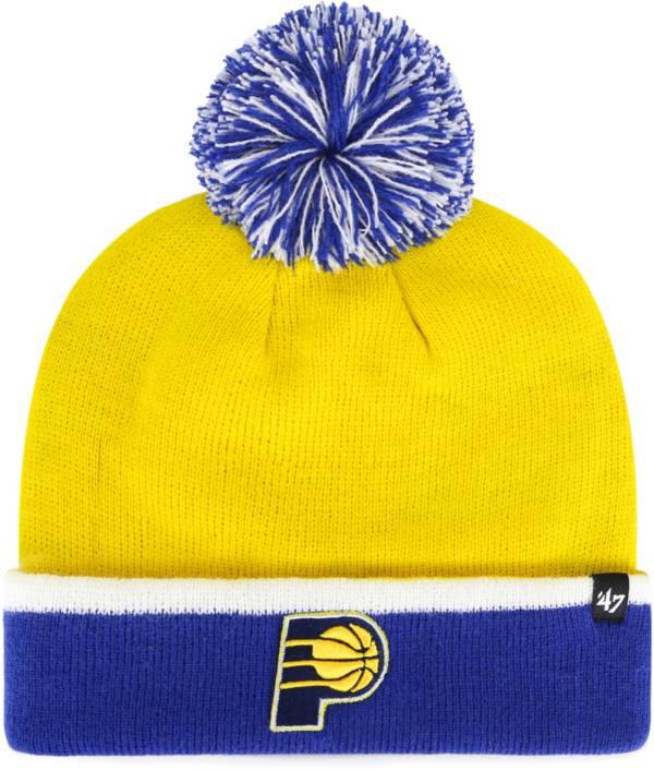 ‘47 Men's Indiana Pacers Yellow Cuffed Knit Hat