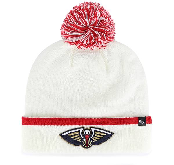 ‘47 New Orleans Pelicans White Cuffed Knit Hat