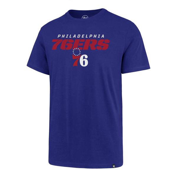 ‘47 Men's Philadelphia 76ers Blue Script T-Shirt