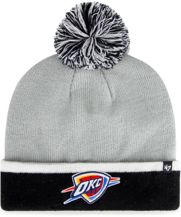 ‘47 Men's Oklahoma City Thunder Grey Cuffed Knit Hat