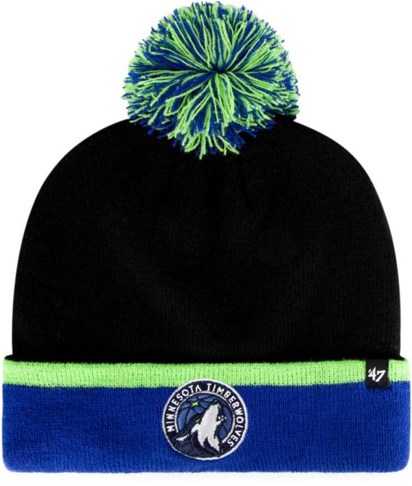 ‘47 Men's Minnesota Timberwolves Black Cuffed Knit Hat