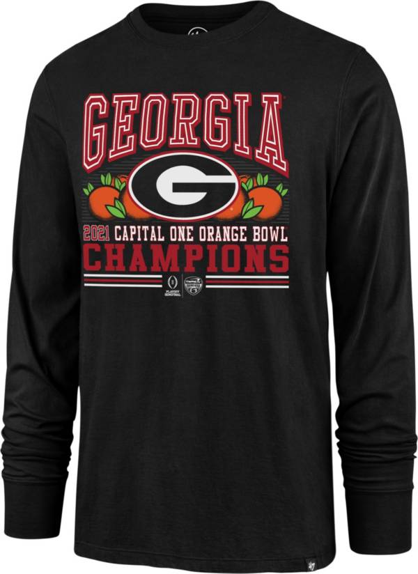 ‘47 2021 Capital One Orange Bowl Champions Georgia Bulldogs Long Sleeve T-Shirt