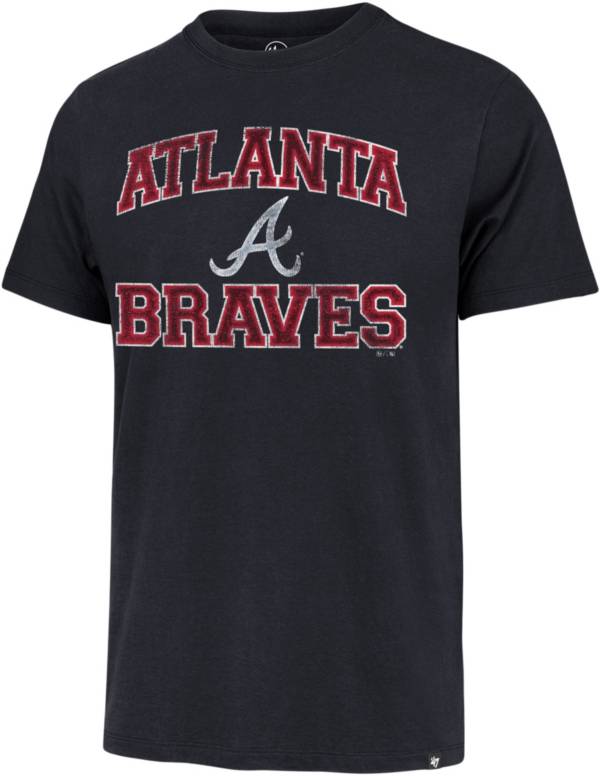 '47 Men's Atlanta Braves Navy Arch Franklin T-Shirt