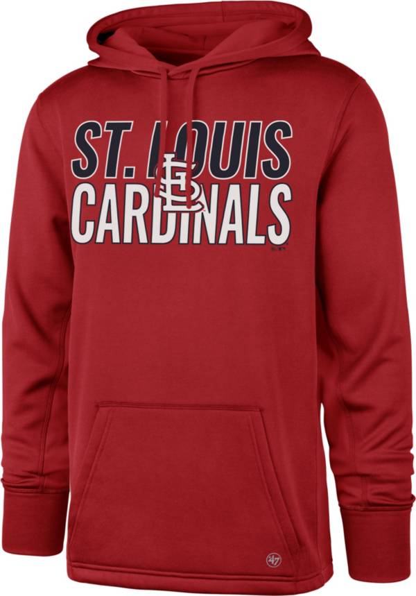 '47 Men's St. Louis Cardinals Red Tech Fleece Hoodie