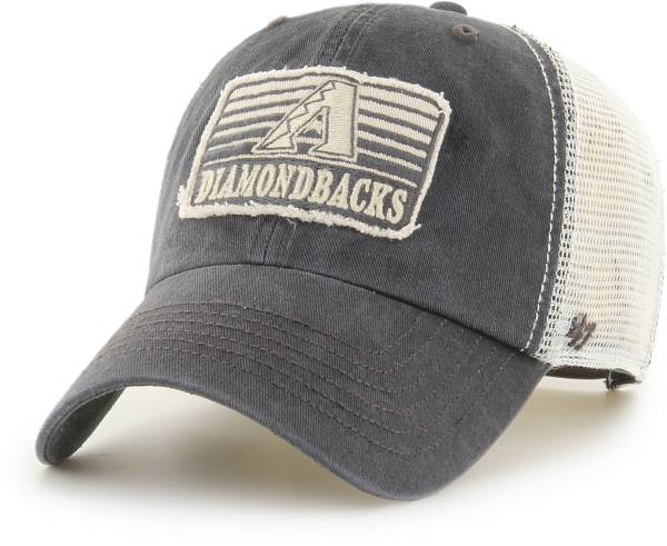 ‘47 Men's Arizona Diamondbacks Gray Clean Up Adjustable Hat