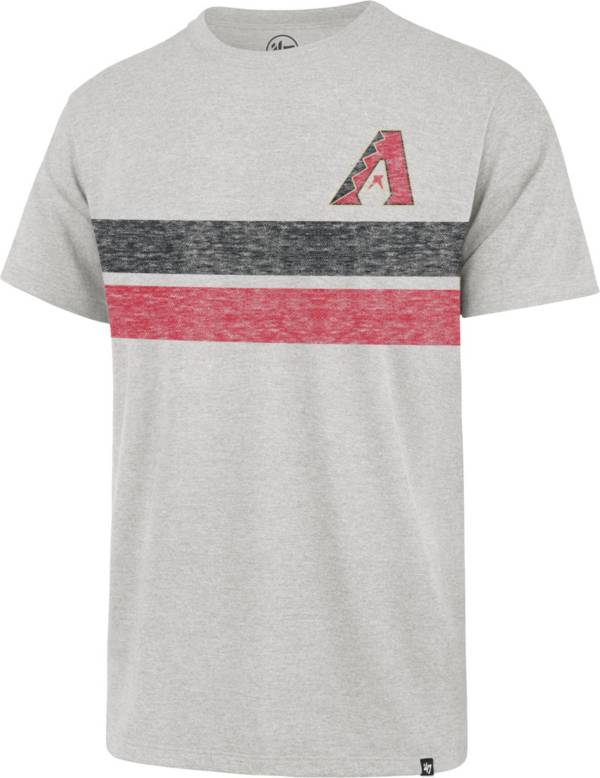 '47 Men's Arizona Diamondbacks Gray Bars Franklin T-Shirt