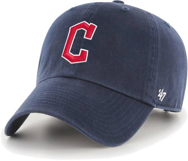 ‘47 Men's Cleveland Guardians Navy Clean Up Adjustable Hat