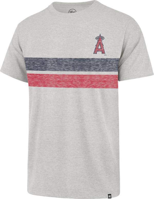 '47 Men's Los Angeles Angels Gray Bars Franklin T-Shirt