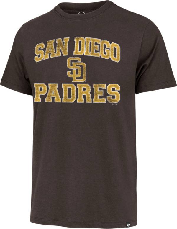 ‘47 Men's San Diego Padres Brown Union Arch Franklin T-Shirt