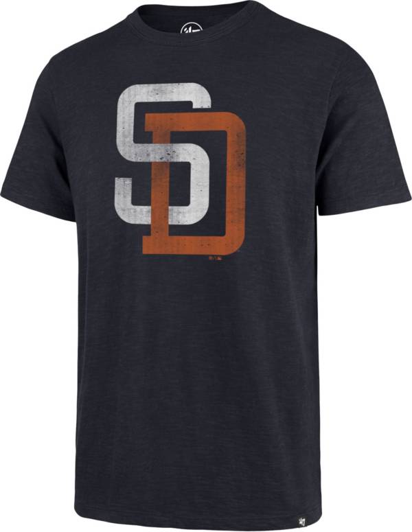 ‘47 Men's San Diego Padres Navy Vintage Scrum T-Shirt product image
