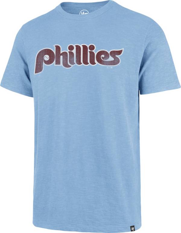 '47 Men's Philadelphia Phillies Navy Wordmark Scrum T-Shirt product image