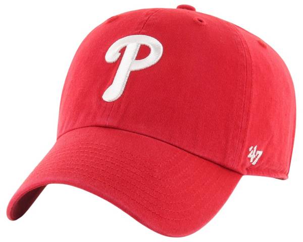 ‘47 Men's Philadelphia Phillies Red Clean Up Adjustable Hat