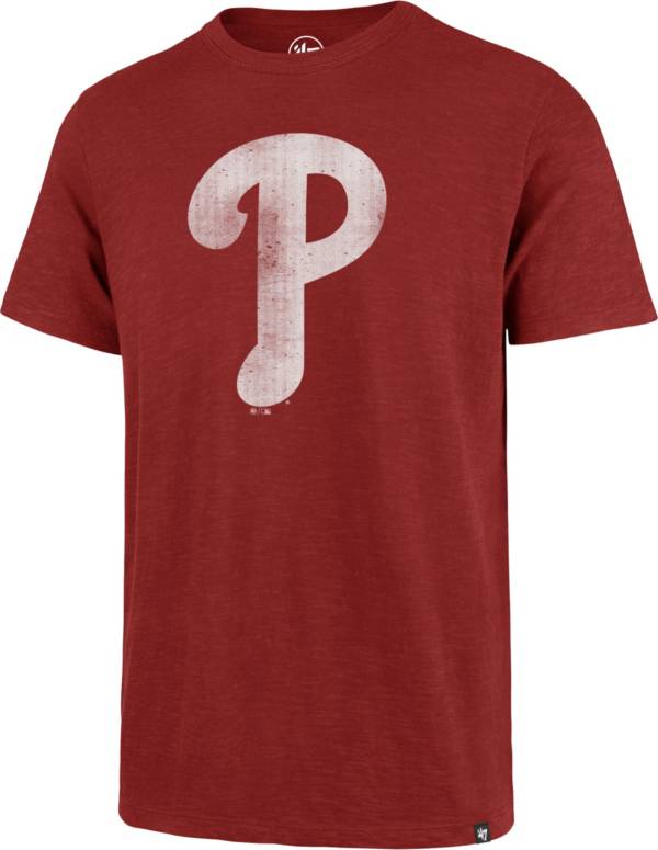 '47 Men's Philadelphia Phillies Red Grit Scrum T-Shirt