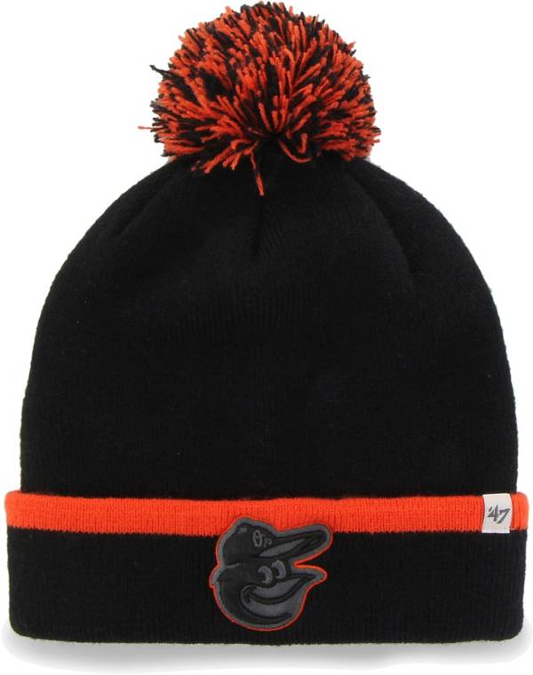 '47 Men's Baltimore Orioles Black Bar Cuff Knit Beanie