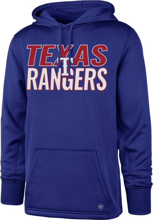 '47 Men's Texas Rangers Royal Tech Fleece Hoodie