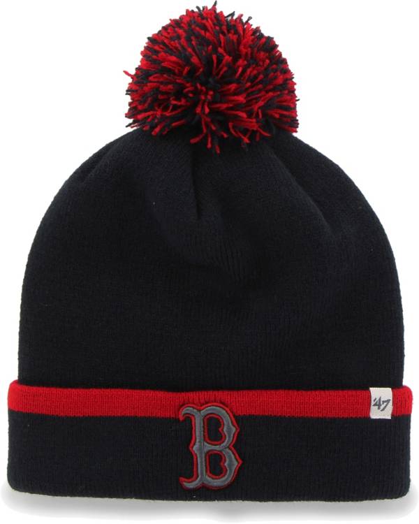 '47 Men's Boston Red Sox Navy Bar Cuff Knit Beanie