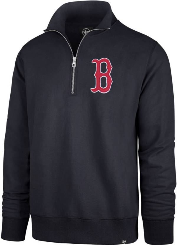 '47 Men's Boston Red Sox Navy Stateside Quarter-Zip Pullover