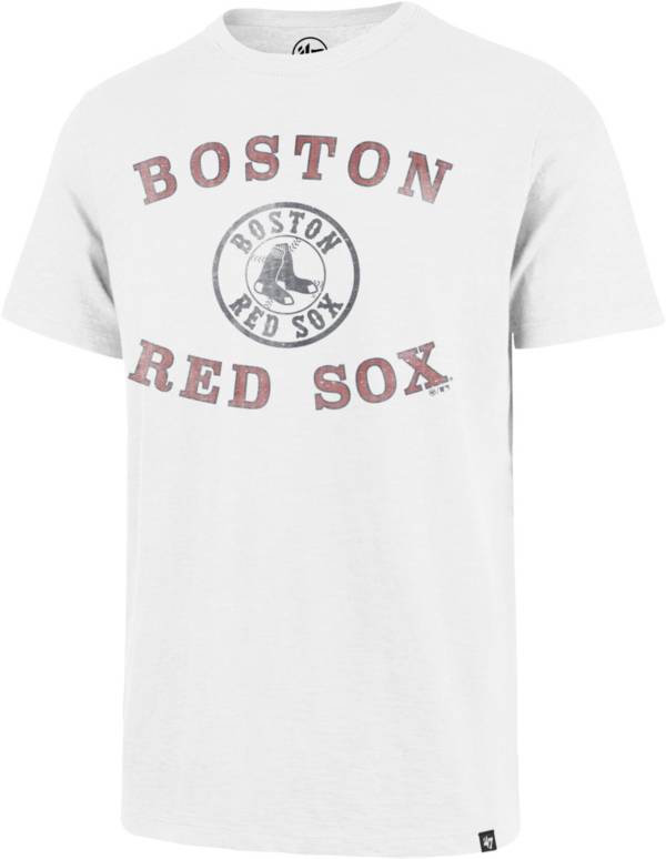 ‘47 Men's Boston Red Sox White Scrum T-Shirt