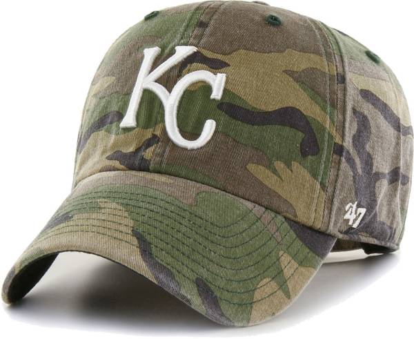 ‘47 Men's Kansas City Royals Camo Clean Up Adjustable Hat