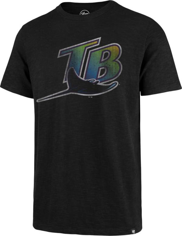 '47 Men's Tampa Bay Rays Black Scrum T-Shirt