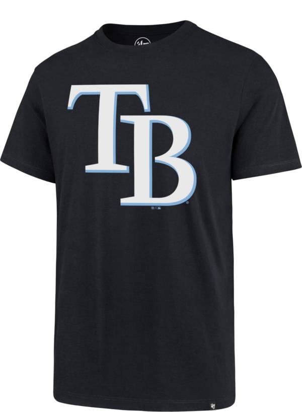 ‘47 Men's Tampa Bay Rays Navy Imprint Rival T-Shirt