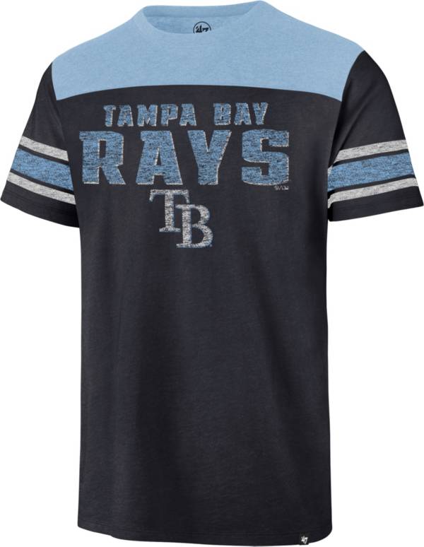 ‘47 Men's Tampa Bay Rays Navy Shockwave Fielder T-Shirt