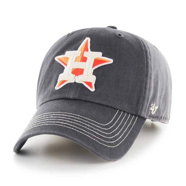 '47 Men's Houston Astros Charcoal Cronin Clean Up Adjustable Hat