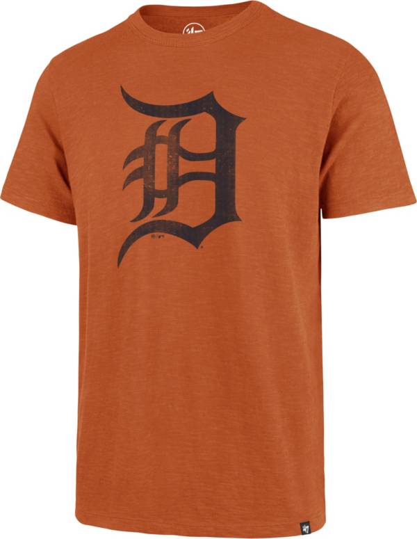 '47 Men's Detroit Tigers Orange Grit Scrum T-Shirt