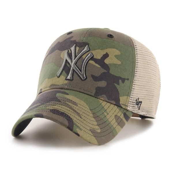 ‘47 Men's New York Yankees Camo Branson MVP Hat