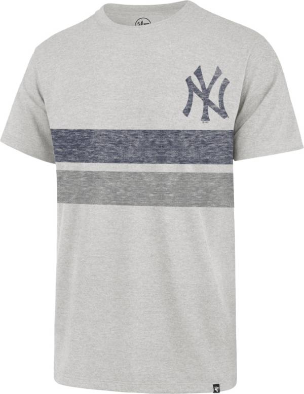 '47 Men's New York Yankees Gray Bars Franklin T-Shirt