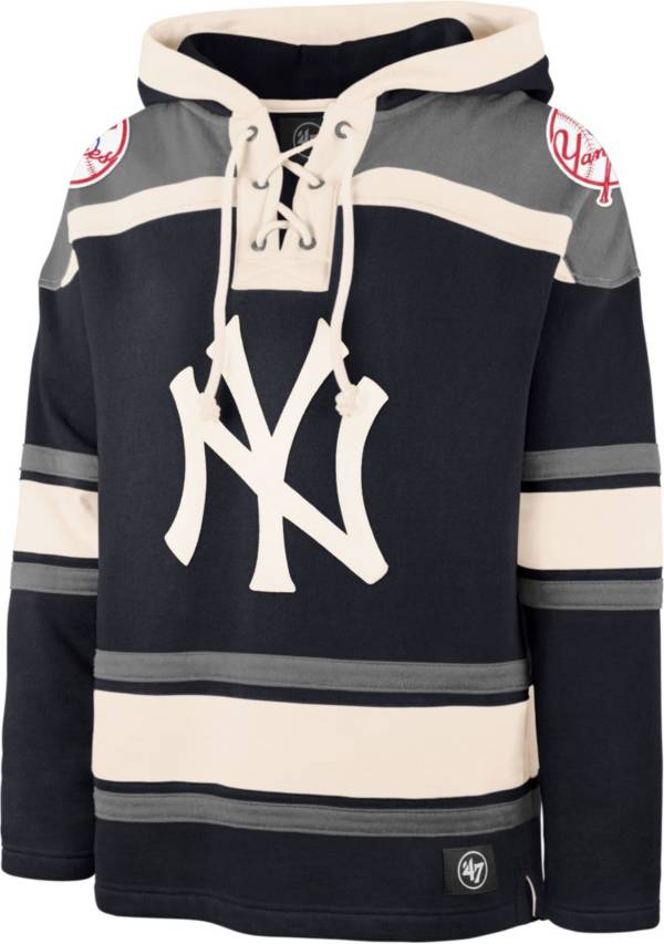 ‘47 Men's New York Yankees Navy Lacer Pullover Hoodie