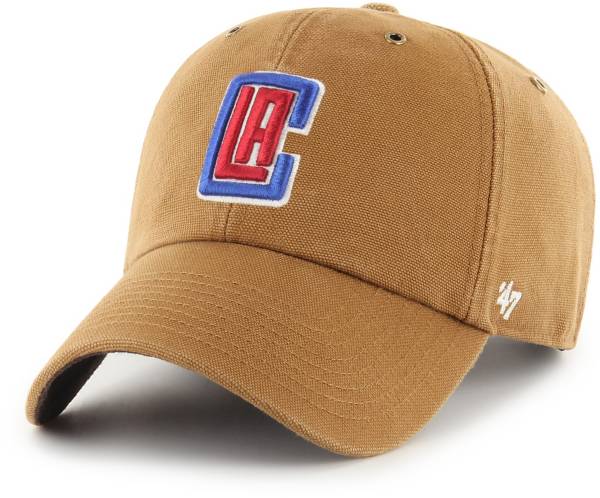 ‘47 Men's Los Angeles Clippers Brown Carhartt Clean-up Adjustable Hat